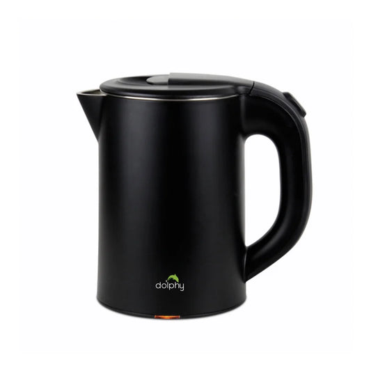 0.8L Stainless Steel Electric Kettle Black - Appliances >
