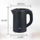 0 8L Stainless Steel Electric Kettle Black appliances kitchen