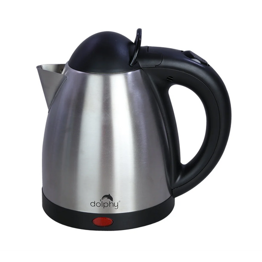 0.8L Stainless Steel Electric Kettle - Silver - Appliances
