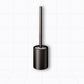 SOGA 27cm Wall-Mounted Toilet Brush with Holder Bathroom Cleaning Scrub Black