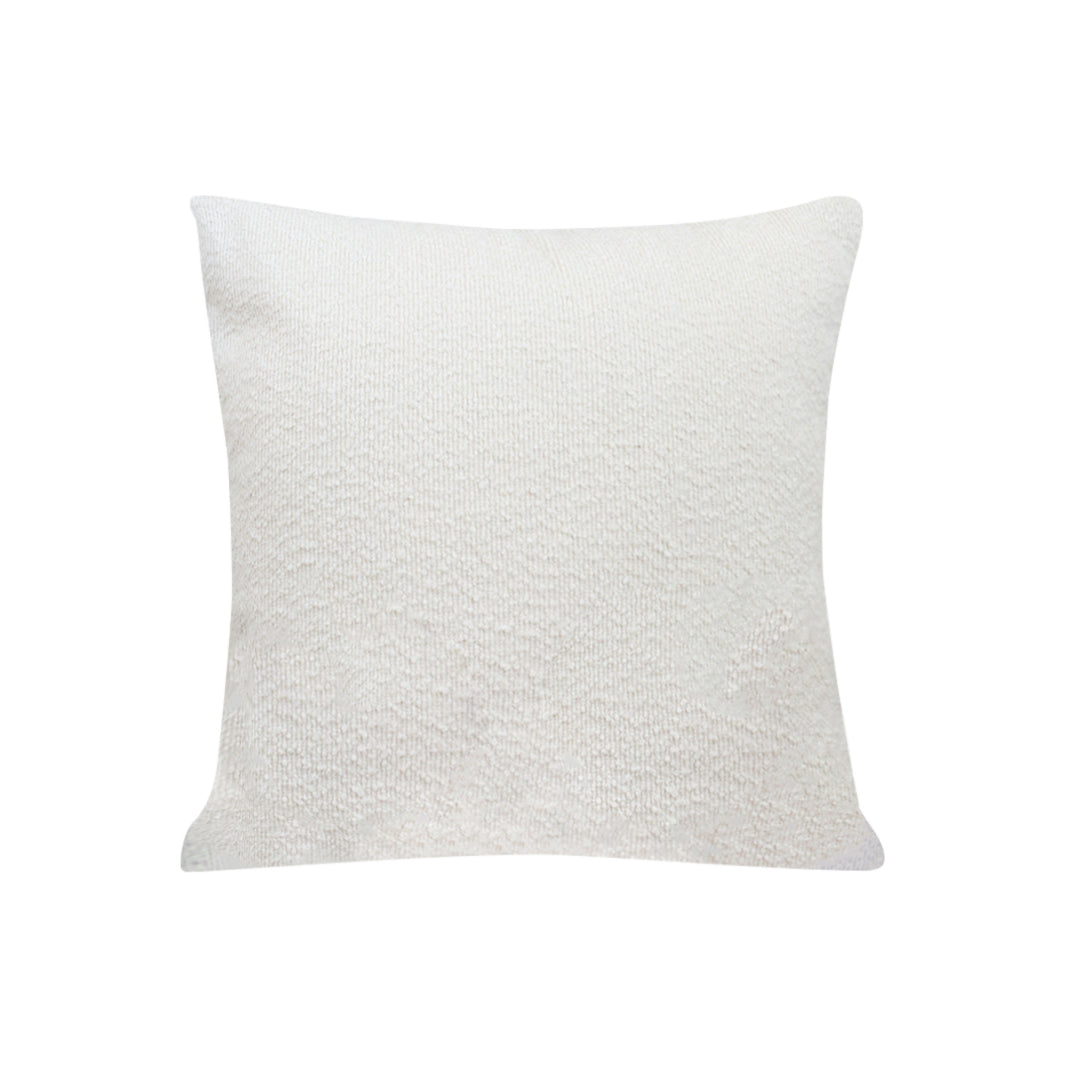 SOGA 50cm White Throw Pillow Premium Polyester Fiber and Cotton for Home Decor