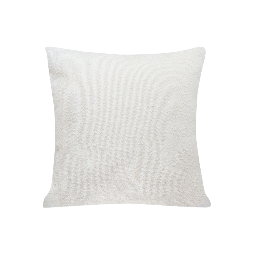 SOGA 50cm White Throw Pillow Premium Polyester Fiber and Cotton for Home Decor