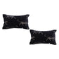 SOGA 2X 35cm Black Throw Pillow Elegant Decorative Cushion Living Room Modern Home Decor