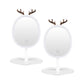 SOGA 2X White Antler LED Light Makeup Mirror Tabletop Vanity Home Decor