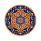 SOGA 90cm Round Mandala Ethnic Style Round Carpet, Anti-slip Doormat, Home Decor