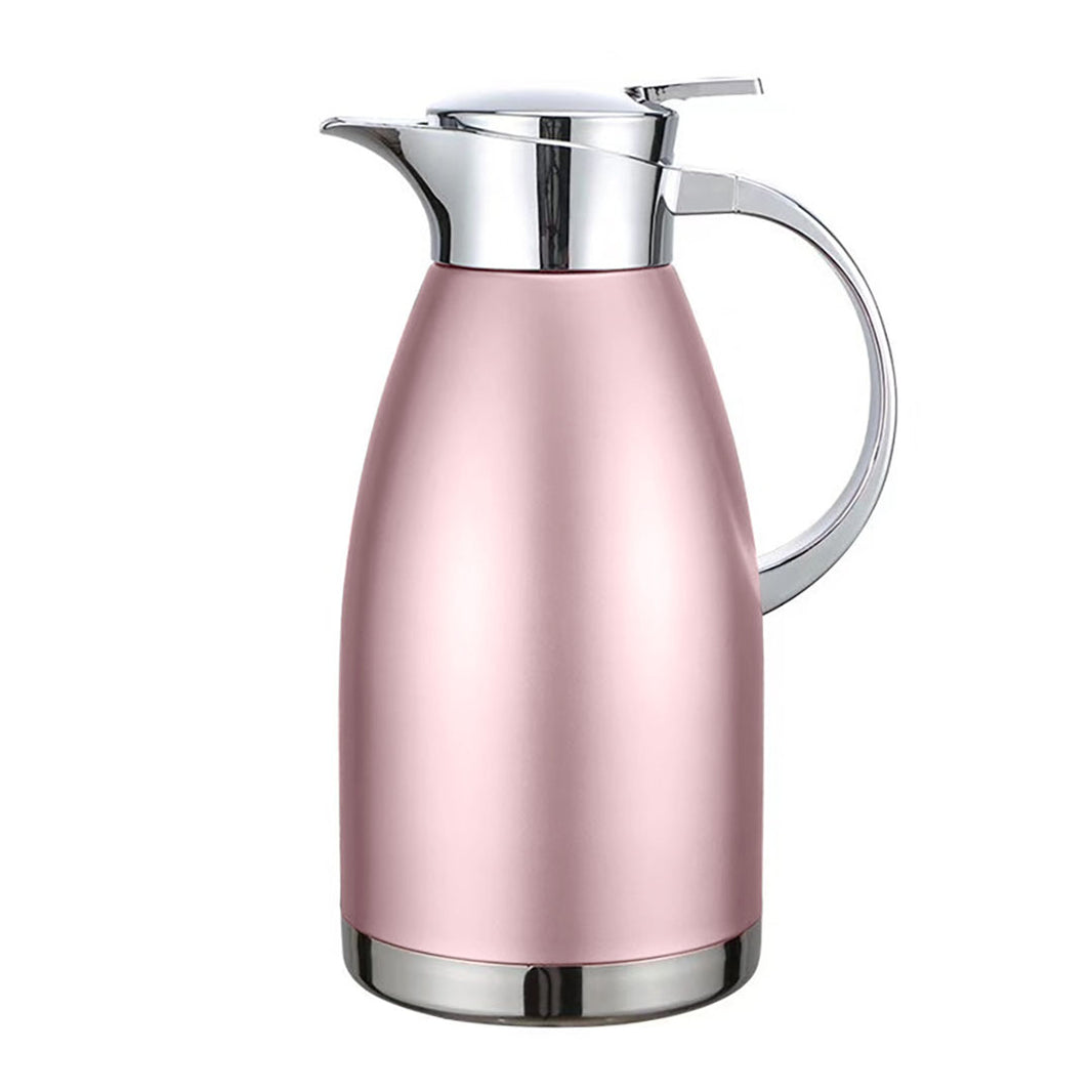 Soga 1.8L Rose Color 3-Layer Vacuum Insulated Stainless Steel Flask Ideal for Home and Office