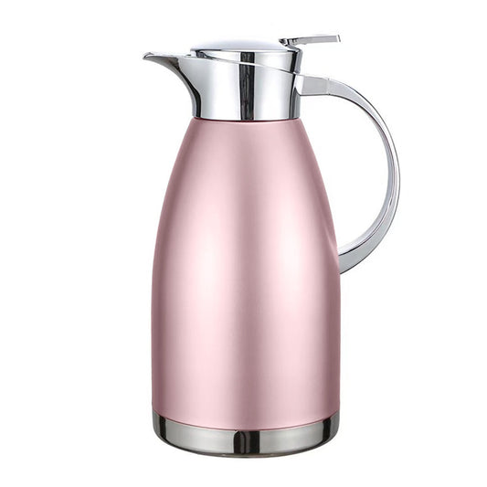 Soga 1.8L Rose Color 3-Layer Vacuum Insulated Stainless Steel Flask Ideal for Home and Office