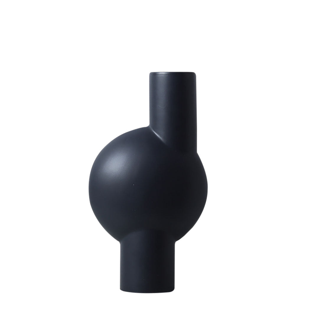SOGA 17x632cm Medium Ornament a modern abstract vase decorative object unique shape with narrow neck for Home Decor