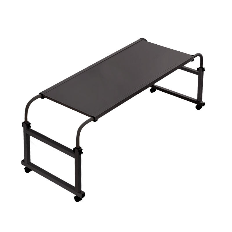 SOGA 140x45cm Black Cross Bed Movable Desk Table w/ Adjustable Length & Height