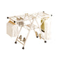 SOGA 160cm Portable Wing Shape Clothes Drying Rack Foldable Space-Saving Laundry Holder