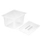 SOGA 200mm Clear Gastronorm GN Pan 1/2 Food Tray Storage with Lid