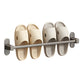 SOGA 49cm Wall-Mounted Slipper Organiser Adhesive Storage Space-Saving Wall Rack
