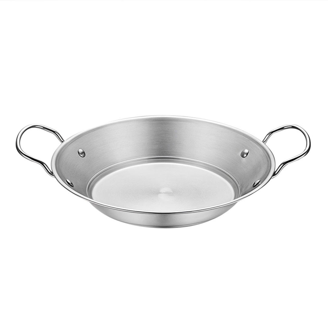 Soga 25cm Signature Dry Pot crafted with 201 Material in Silver Color and for Kitchen Essentials
