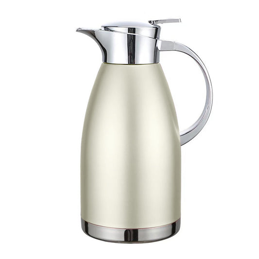 Soga 1.8L GoldColor 3-Layer Vacuum Insulated Stainless Steel Flask Ideal for Home and Office