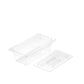 SOGA 100mm Clear Gastronorm GN Pan 1/3 Food Tray Storage with Lid