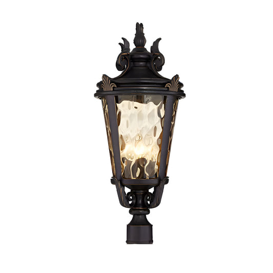 Vintage Lantern 63.5cm Outdoor Post Lantern Light Classic Charm Elegant Patio Antique Inspired Outdoor Lighting