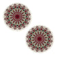 SOGA 2X 120cm Mandala Modern Ethnic Tassel Print Anti-slip Doormat, Home Decor