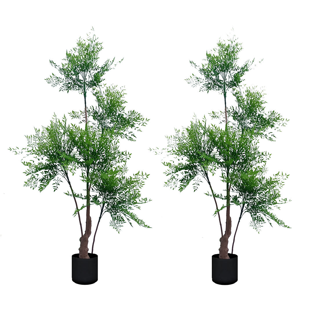 SOGA 2X 180cm Nandina Heavenly Bamboo Tree Artificial Plant Home Accent Decor
