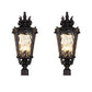 Vintage Lantern 2X 63.5cm Outdoor Post Lantern Light Classic Charm Elegant Patio Antique Inspired Outdoor Lighting