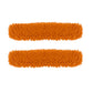 SOGA 2X 80x12 Orange Microfiber Flat Mop Floor Cleaning Pads Rotating Dust Remover