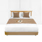 SOGA 1.5m Bed Light Brown Vintage Scarf Runner Bedding Tail Pad Flag For Home Hotel Set of 3