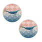SOGA 2X 120cm Round Tassels Shark Print Area Rugs, Home Decor