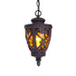 Vintage Lamp 48cm Aluminum Glass Lantern Chandelier for Home Decor