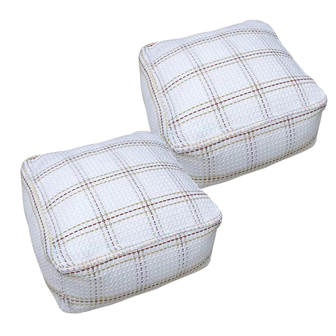 SOGA 50cm Pouf Soft Polyester Cotton Pillow with EPP Particle Insert Home Decor