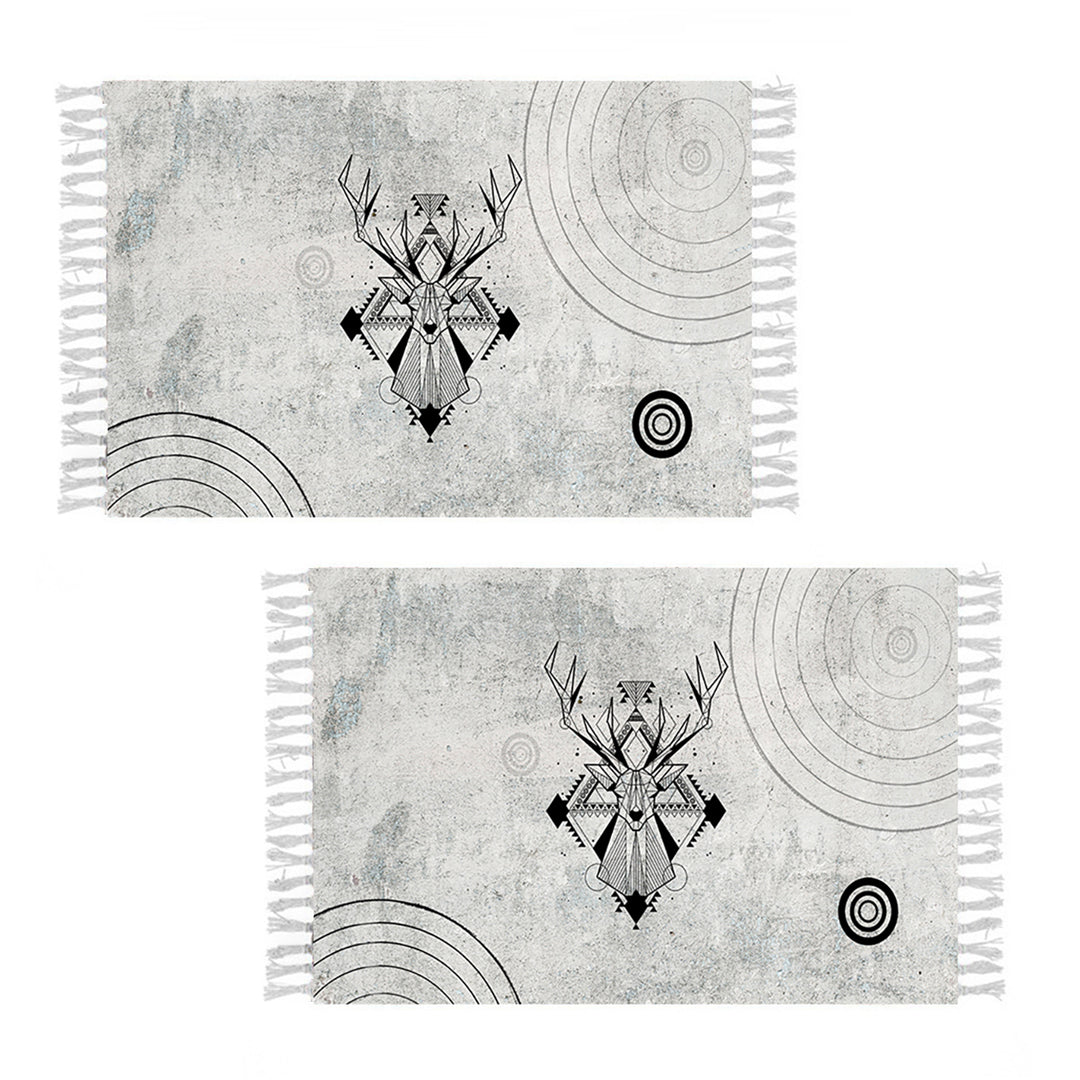 SOGA 2X 90cm Woven Minimalist Bedroom Area Rug Carpet, Home Decor