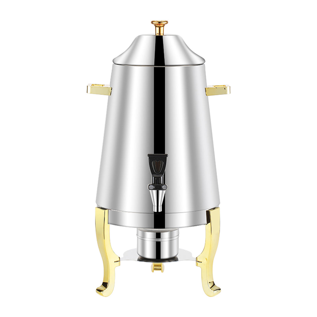 SOGA Stainless Steel Dispenser Beverage Juicer Commercial Buffet Drink Container Jug with Side Handles