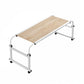 SOGA 120x45cm Wood Cross Bed Movable Desk Table w/ Adjustble Length & Height