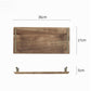 SOGA 36cm Brown Rectangle Wooden Acacia Food Serving Tray Charcuterie Board Centerpiece Home Decor