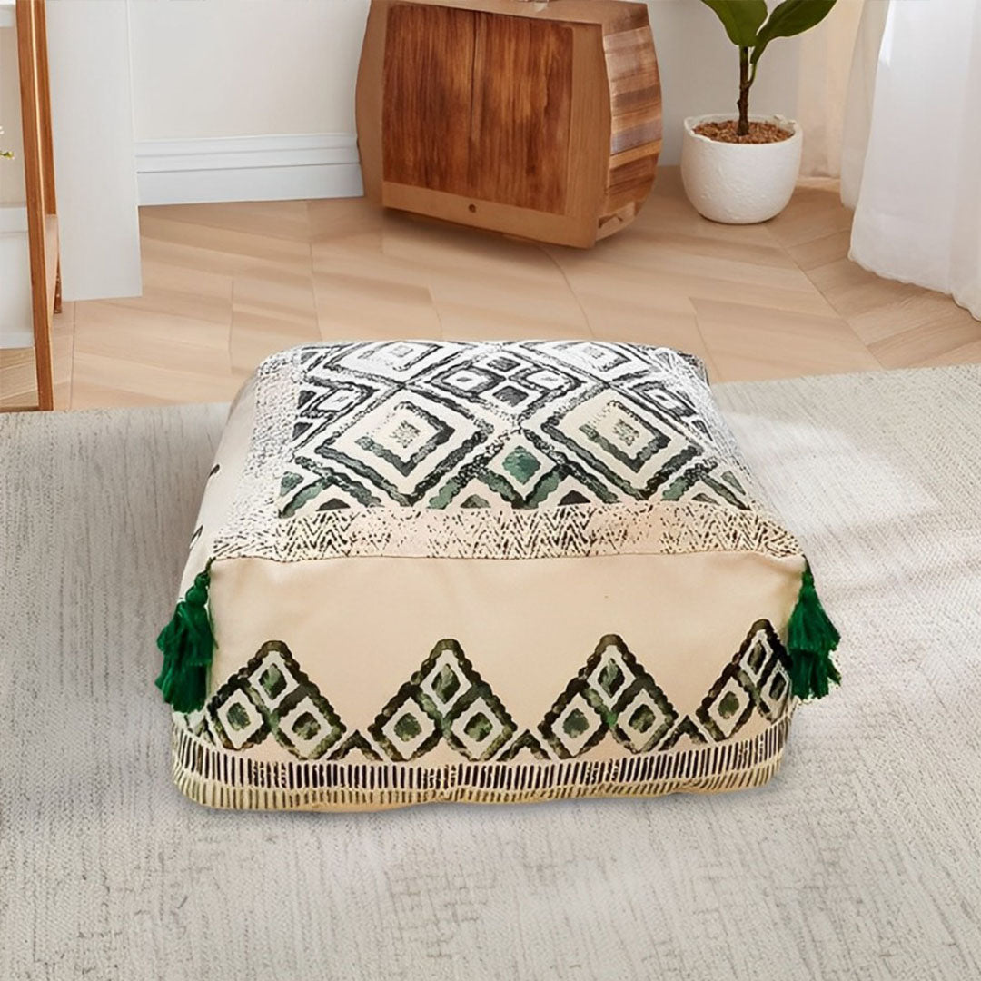 SOGA 50cm Ultra-Comfort Polyester-Cotton Cushion with EPP Particle Support, Home Decor