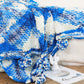SOGA 2X 90x200cm Throw Blanket Blue Deep Sea Gradient Dyed Art Stylish Decorative Cozy
