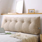 SOGA 4X 100cm Beige Triangular Wedge Bed Pillow Headboard Backrest Bedside Tatami Cushion Home Decor