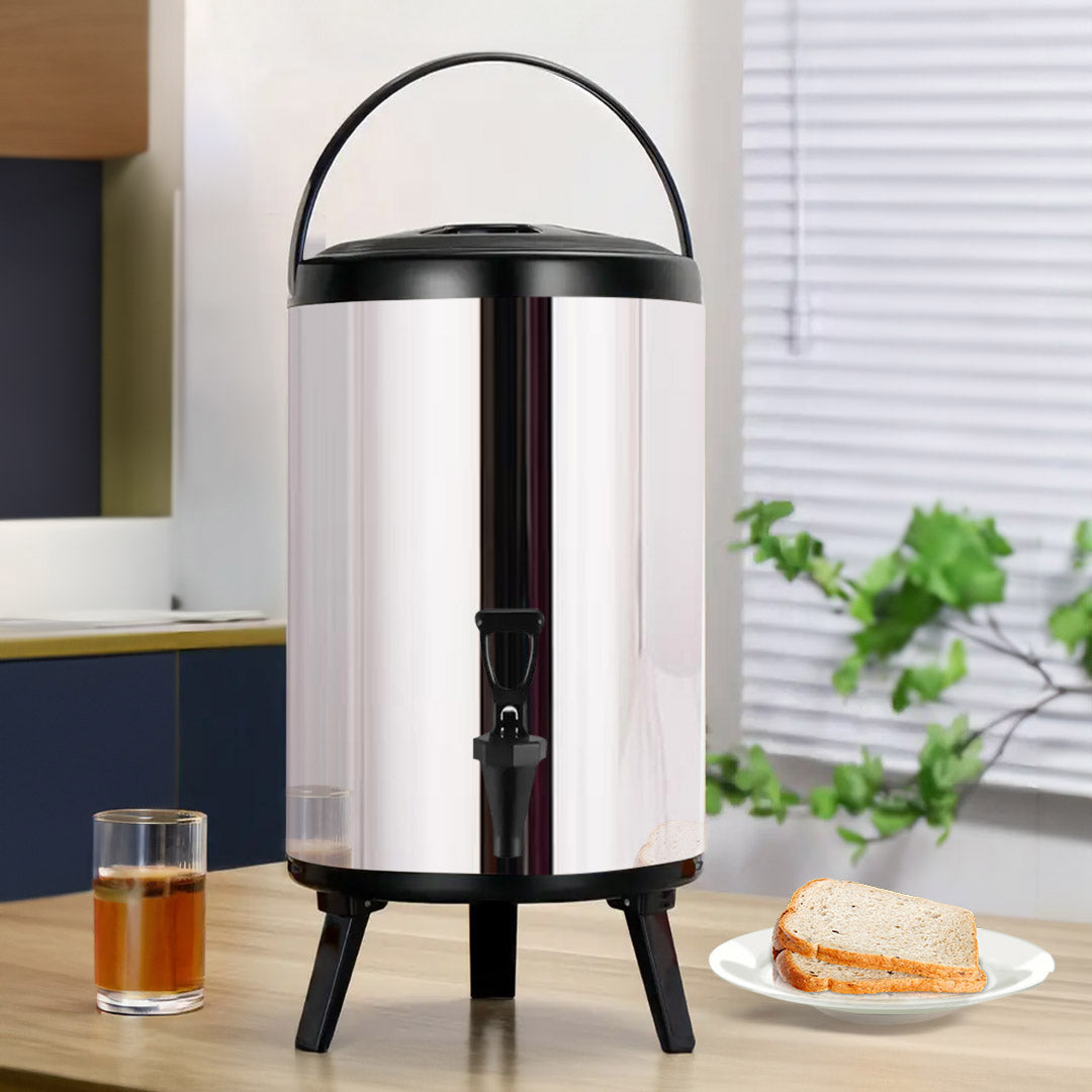 SOGA 16L Portable Insulated Cold/Heat Coffee Tea Beer Barrel Brew Pot With Dispenser