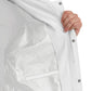 abbee White Large Winter Fur Hooded Thick Overcoat Jacket Stylish Lightweight Quilted Warm Puffer Coat