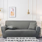SOGA 1-Seater Grey Sofa Cover Couch Protector High Stretch Lounge Slipcover Home Decor