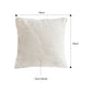 SOGA 2X 50cm Beige Internet Celebrity 3D Arched Raised Pattern Throw Pillow