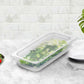 SOGA 65mm Clear Gastronorm GN Pan 1/3 Food Tray Storage with Lid
