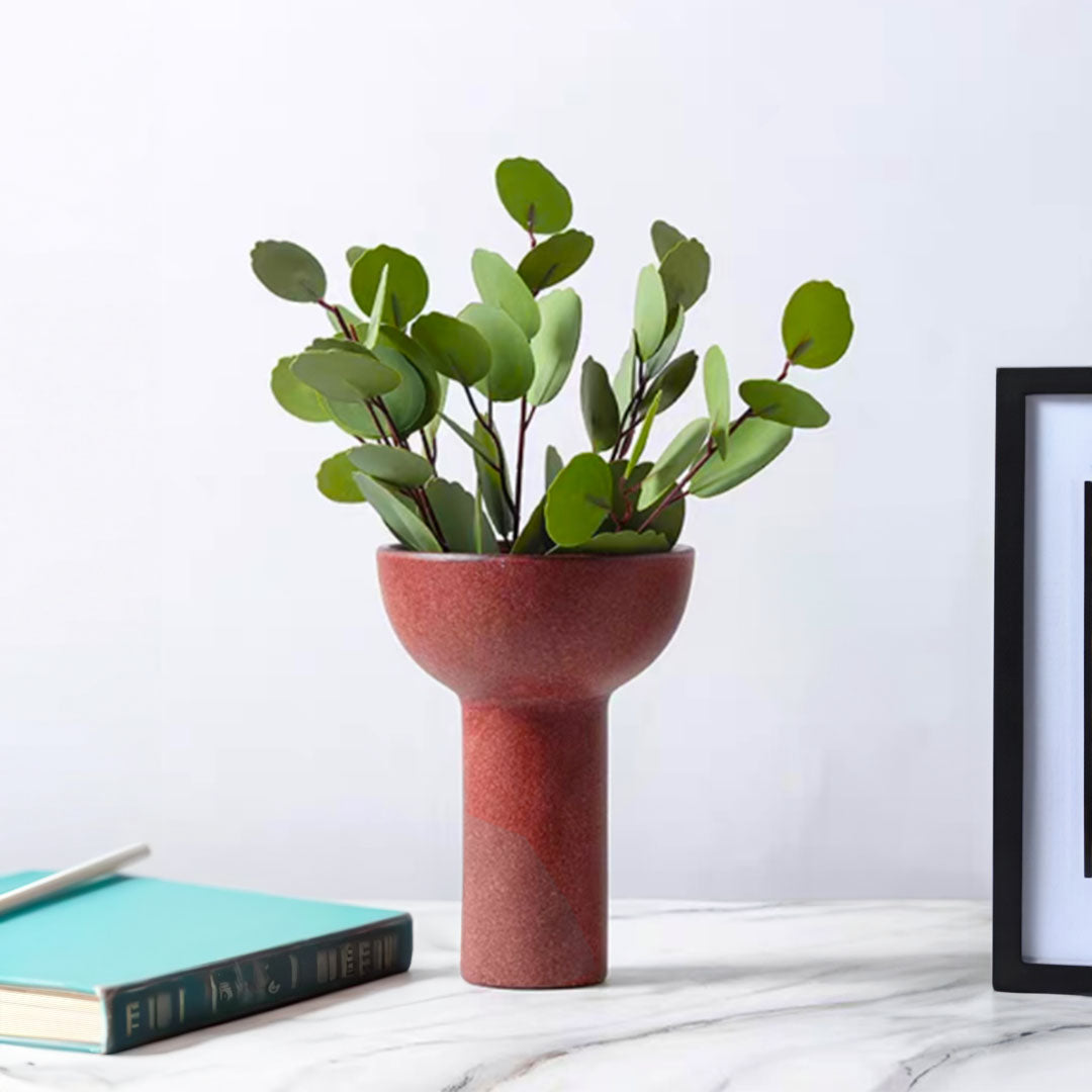 SOGA 15x19.5cm Ornament Minimalist Nordic Versatile Ceramic Vase Modern Luxury Decorative for Home Decor