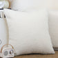 SOGA 50cm White Throw Pillow Premium Polyester Fiber and Cotton for Home Decor