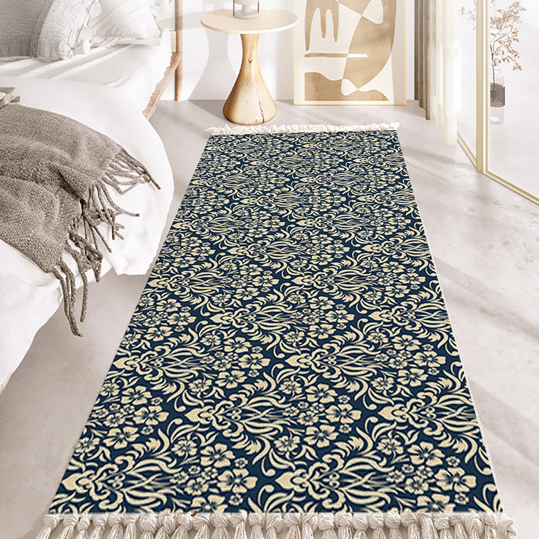 SOGA 90cm Cotton Polyester Vintage Area Rugs Living Room Hallway Floor Kitchen, Home Decor