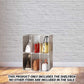 SOGA 2X 2 Tier Multifunctional PP Plastic Bag Box Portable Cubby DIY Storage Shelves Stackable Handbag Purse Organiser