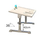 SOGA 2X 60X40cm Grey Small Laptop Bed Portable Foldable Study Table Adjustable