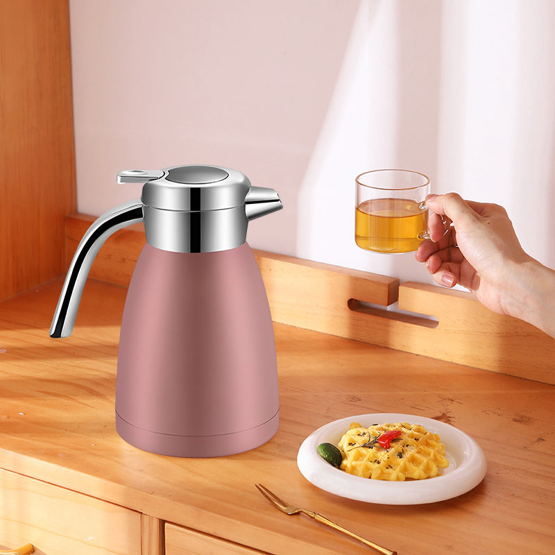 SOGA 1.8L Stainless Steel Insulated Vacuum Flask Water Bottle Pink