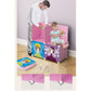 SOGA 10 Cubes DIY Princess Design Portable Wardrobe Divide-Grid Modular Storage Organiser Foldable Closet