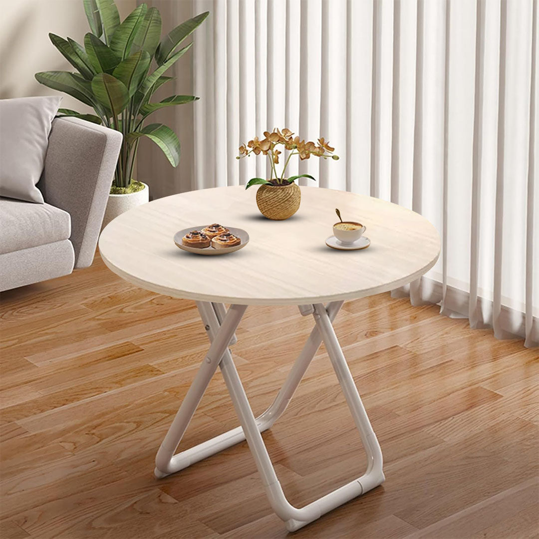 SOGA 80cm Light Wood Color Table Versatile Use Modern Design for Home Decor