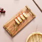 SOGA 36cm Brown Rectangle Wooden Acacia Food Serving Tray Charcuterie Board Centerpiece Home Decor