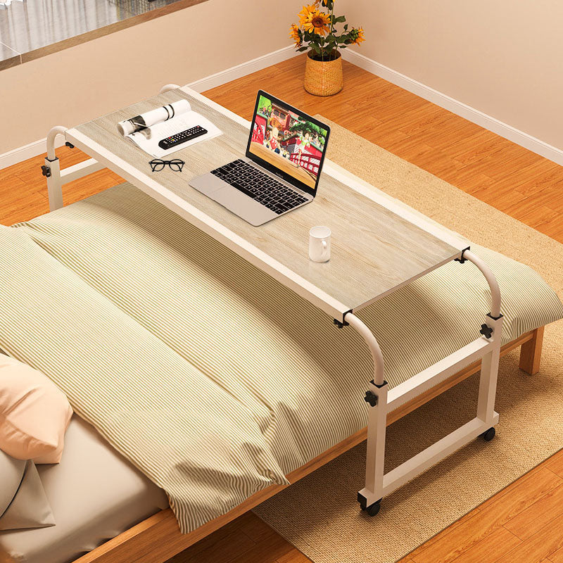 SOGA 120x45cm Wood Cross Bed Movable Desk Table w/ Adjustble Length & Height